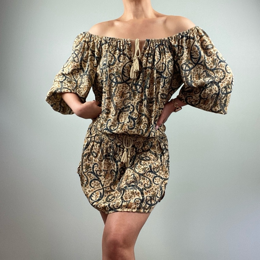 Ralph Lauren Denim & Supply Boho Mini Dress
Paisley Floral Cottage Y2K Size XS